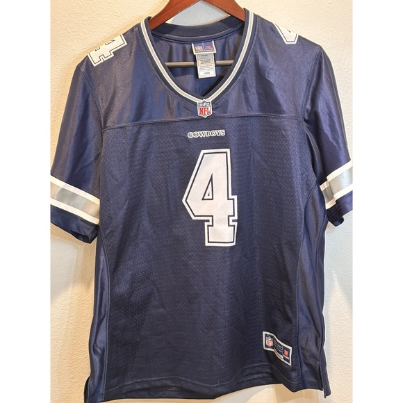 Nike NFL Dallas Cowboys DAK PRESCOTT Jersey Women Ladies On Field Size Large - Picture 1 of 5